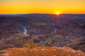 Fish River Canyon Sunset